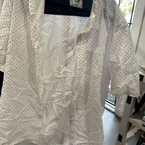 White Polka Dot Shirt